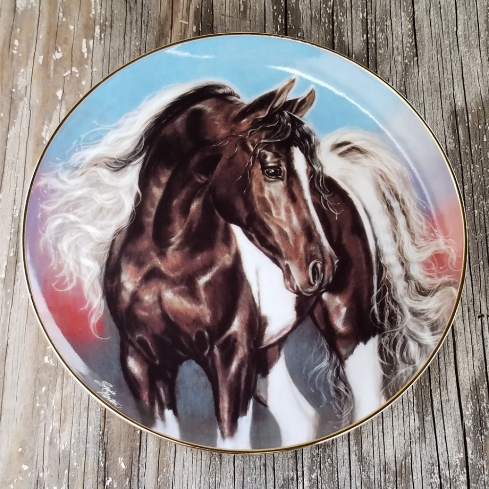 Danbury Mint Susie Morton Spirit Wind Plate
